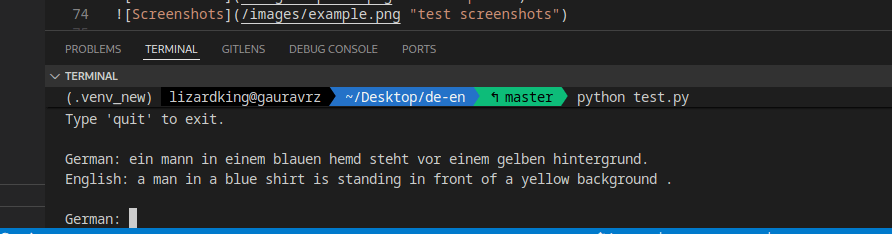 Seq2Seq DE-EN Translator